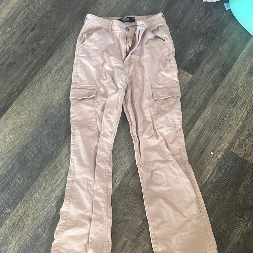 Hollister Pink Cargo Pants